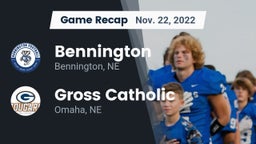 Recap: Bennington  vs. Gross Catholic  2022