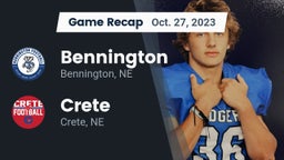 Recap: Bennington  vs. Crete  2023