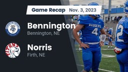 Recap: Bennington  vs. Norris  2023