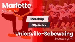 Matchup: Marlette  vs. Unionville-Sebewaing  2017