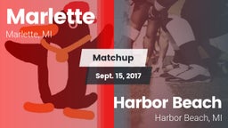 Matchup: Marlette  vs. Harbor Beach  2017