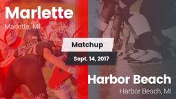 Matchup: Marlette  vs. Harbor Beach  2017