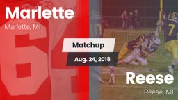 Matchup: Marlette  vs. Reese  2018