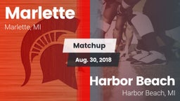 Matchup: Marlette  vs. Harbor Beach  2018