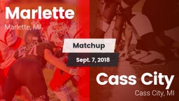 Matchup: Marlette  vs. Cass City  2018