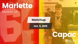 Matchup: Marlette  vs. Capac  2018