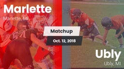 Matchup: Marlette  vs. Ubly  2018