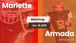 Matchup: Marlette  vs. Armada  2018