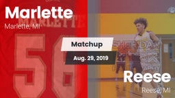 Matchup: Marlette  vs. Reese  2019