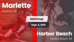 Matchup: Marlette  vs. Harbor Beach  2019