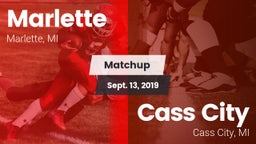 Matchup: Marlette  vs. Cass City  2019