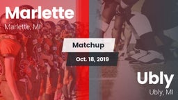 Matchup: Marlette  vs. Ubly  2019