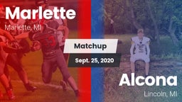 Matchup: Marlette  vs. Alcona  2020