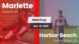 Matchup: Marlette  vs. Harbor Beach  2020