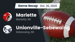 Recap: Marlette  vs. Unionville-Sebewaing  2020