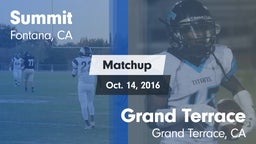 Matchup: Summit  vs. Grand Terrace  2016