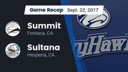 Recap: Summit  vs. Sultana  2017