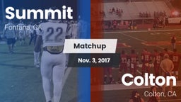 Matchup: Summit  vs. Colton  2017