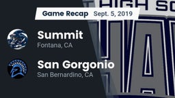 Recap: Summit  vs. San Gorgonio  2019