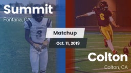 Matchup: Summit  vs. Colton  2019