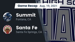 Recap: Summit  vs. Santa Fe  2021