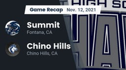 Recap: Summit  vs. Chino Hills  2021