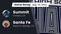 Recap: Summit  vs. Santa Fe  2022