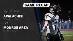 Recap: Apalachee  vs. Monroe Area  2016