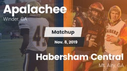 Matchup: Apalachee High vs. Habersham Central 2019