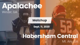 Matchup: Apalachee High vs. Habersham Central 2020