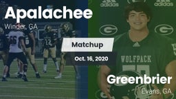 Matchup: Apalachee High vs. Greenbrier  2020