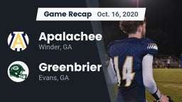 Recap: Apalachee  vs. Greenbrier  2020