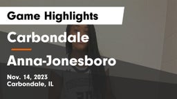 Carbondale  vs Anna-Jonesboro  Game Highlights - Nov. 14, 2023