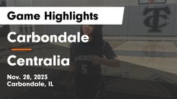 Carbondale  vs Centralia  Game Highlights - Nov. 28, 2023