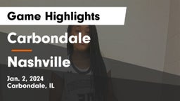 Carbondale  vs Nashville  Game Highlights - Jan. 2, 2024