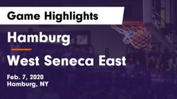 Hamburg  vs West Seneca East  Game Highlights - Feb. 7, 2020