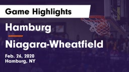 Hamburg  vs Niagara-Wheatfield  Game Highlights - Feb. 26, 2020