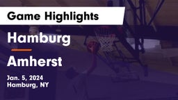 Hamburg  vs Amherst  Game Highlights - Jan. 5, 2024