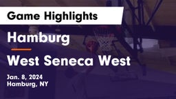 Hamburg  vs West Seneca West  Game Highlights - Jan. 8, 2024