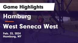 Hamburg  vs West Seneca West  Game Highlights - Feb. 23, 2024
