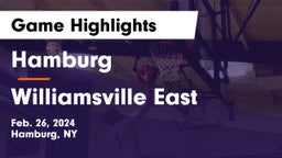 Hamburg  vs Williamsville East  Game Highlights - Feb. 26, 2024