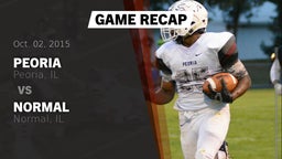 Recap: Peoria  vs. Normal  2015