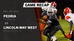 Recap: Peoria  vs. Lincoln-Way West  2015