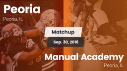 Matchup: Peoria vs. Manual Academy  2016