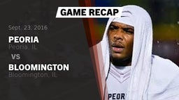 Recap: Peoria  vs. Bloomington  2016