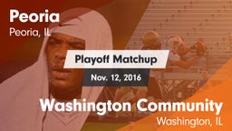 Matchup: Peoria vs. Washington Community  2016