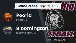 Recap: Peoria  vs. Bloomington  2017