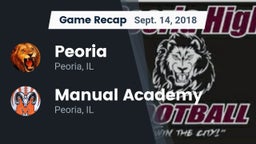 Recap: Peoria  vs. Manual Academy  2018