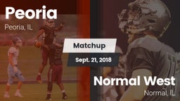 Matchup: Peoria vs. Normal West  2018