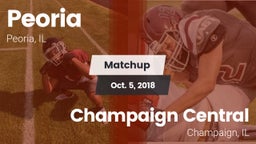 Matchup: Peoria vs. Champaign Central  2018
